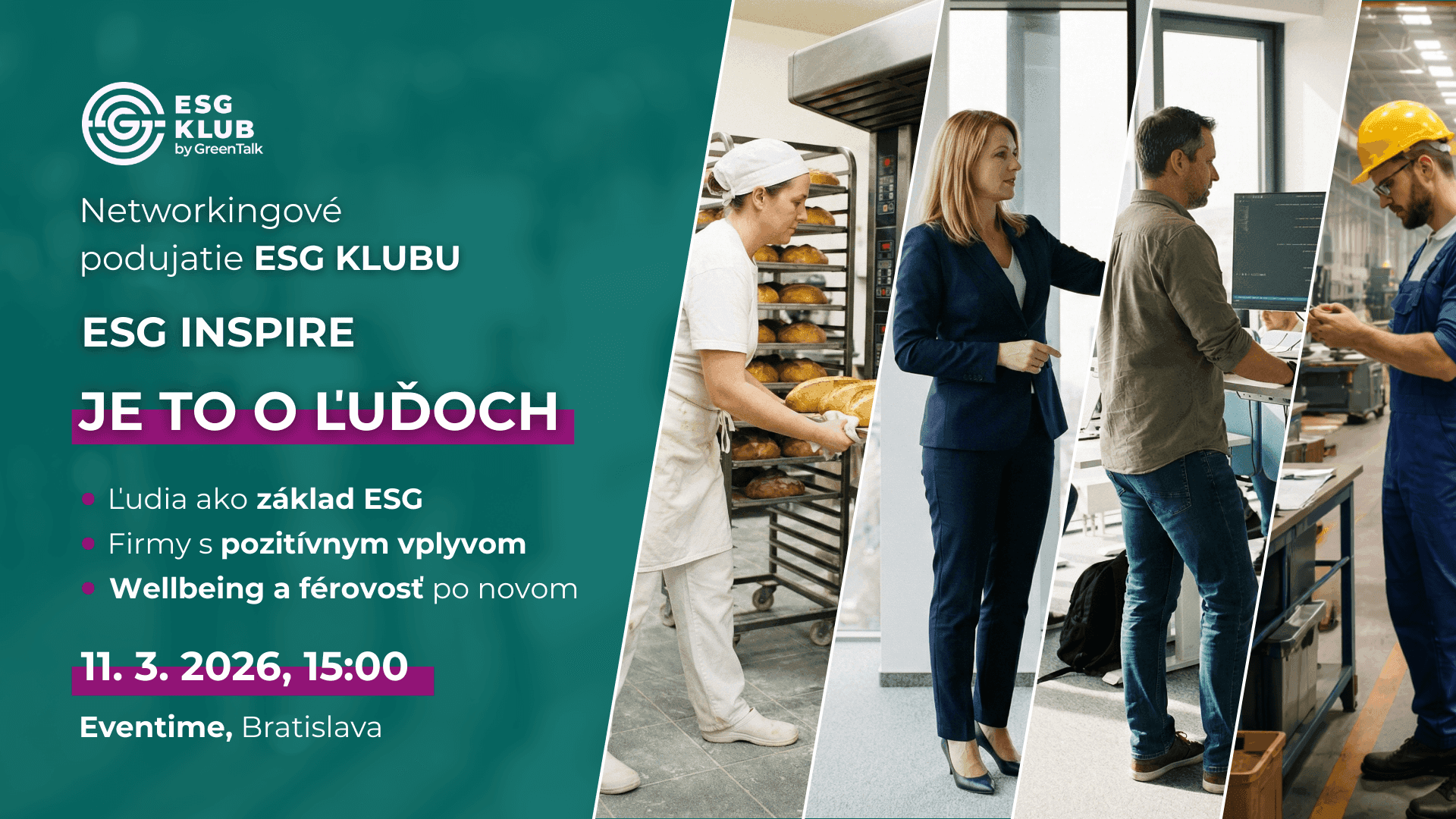 ESG INSPIRE: JE TO O ĽUĎOCH